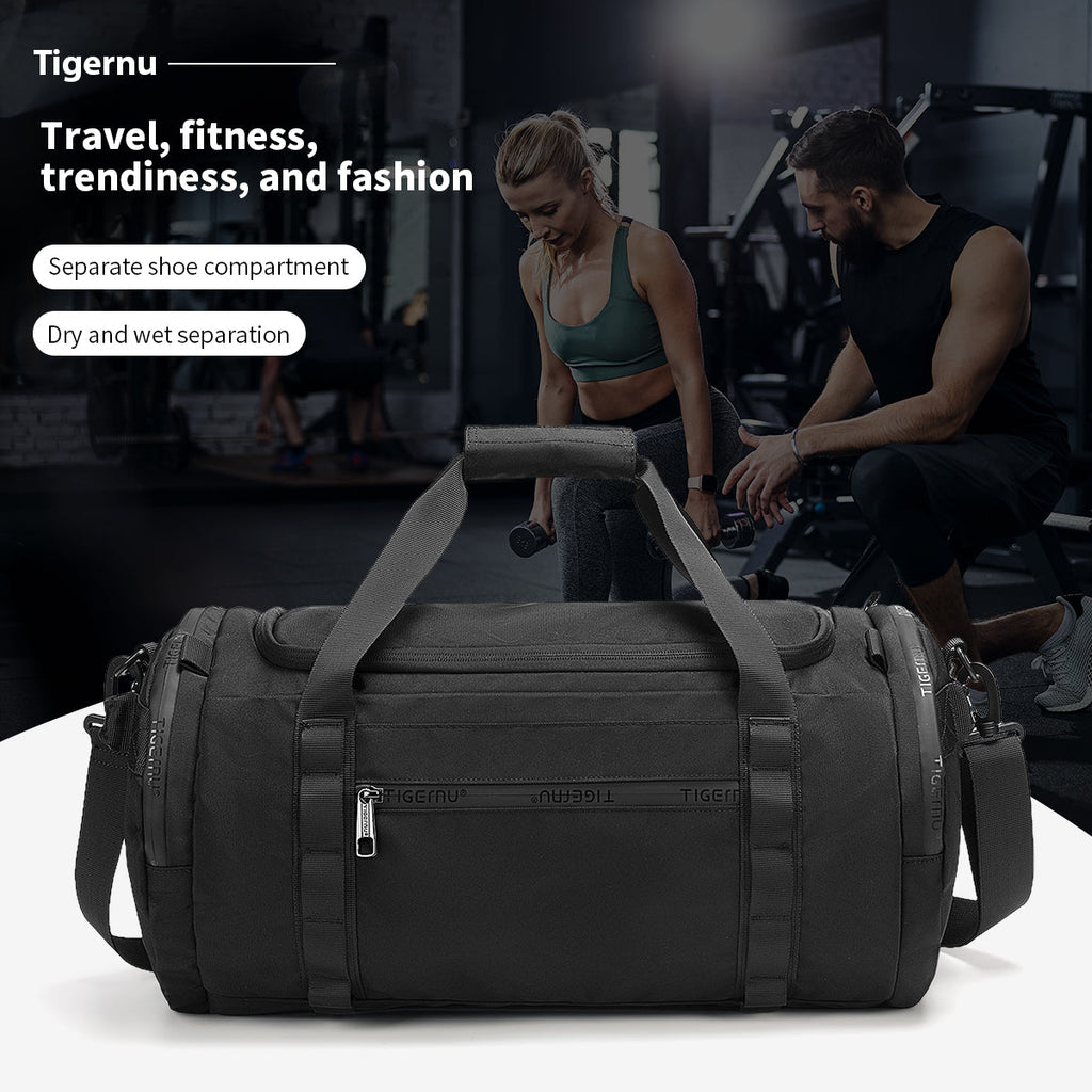 Tigernu 	T-N1051 brand new travel fitness trendy and fashionable gym waterproof bag with shoes compartments