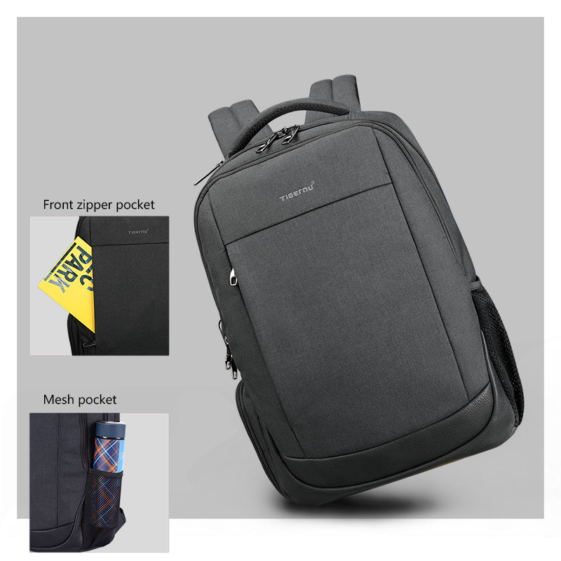 Tigernu New Arrival Male Mochilas 15.6" Laptop Backpacks For Men Anti Theft Fashion School Bag Bagpack Women Solid Rucksack Bags
