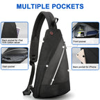 Tigernu New Casual Men Bags Light Fashion High Quality Splashproof Chest Bag Black Male Crossbody Bag For Teens Chest Bag Travel