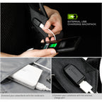 Tigernu T-B3351 15.6 inch black USB mochilas fashion college student school business bags male laptop backpacks for men