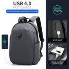 Tigernu's new fashionable 15.6-inch laptop backpack with anti-theft function, men's waterproof school backpack 18L, men's leisure bag