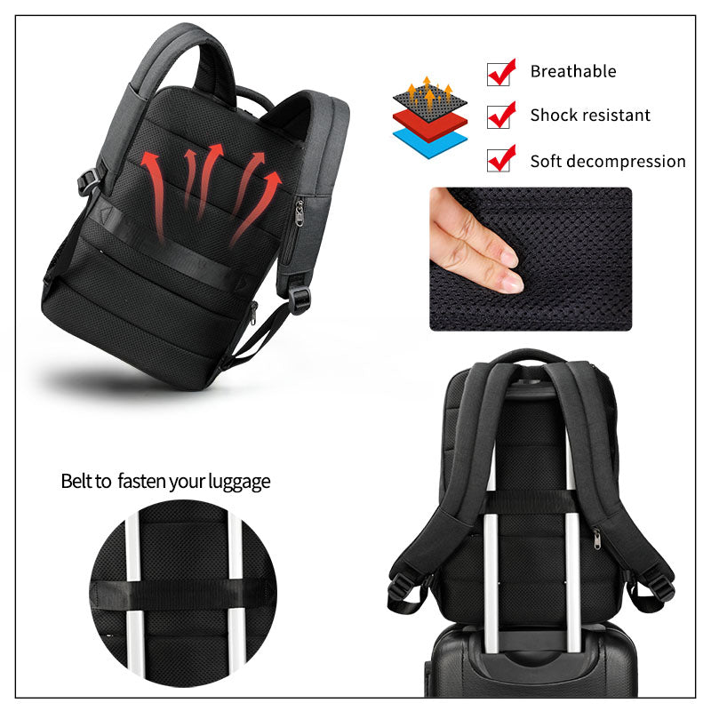 Tigernu New Arrival Male Mochilas 15.6" Laptop Backpacks For Men Anti Theft Fashion School Bag Bagpack Women Solid Rucksack Bags