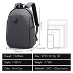 Tigernu's new fashionable 15.6-inch laptop backpack with anti-theft function, men's waterproof school backpack 18L, men's leisure bag