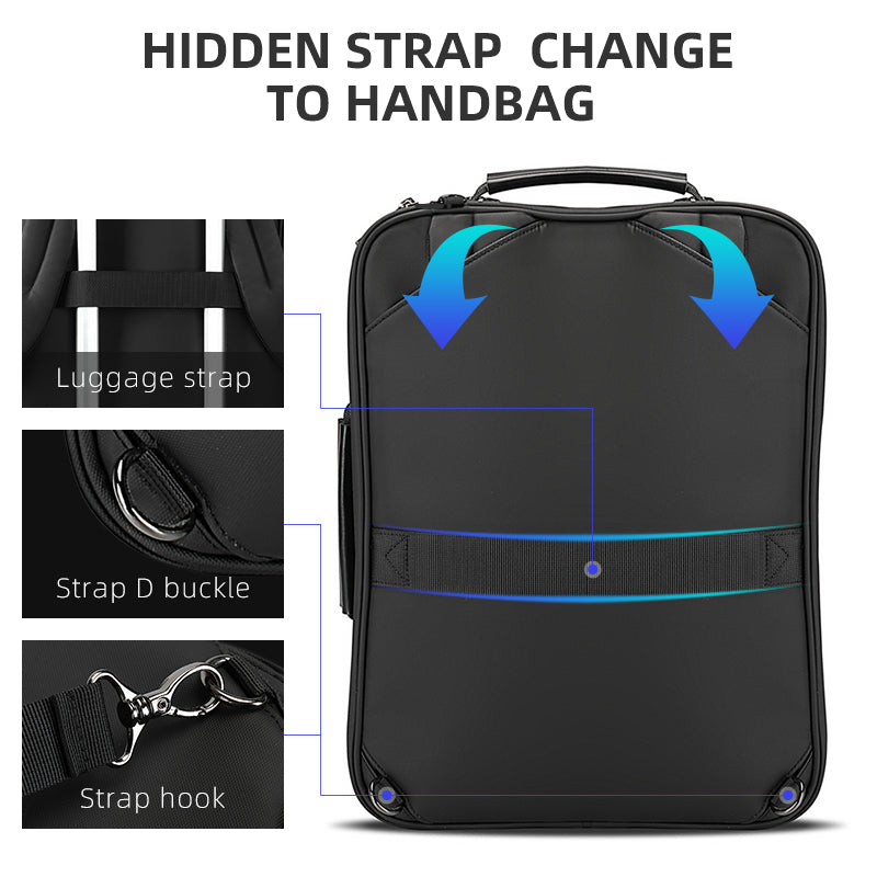 Mochila para portátil Tigernu 3 en 1, resistente al agua, de 15 pulgadas, para hombre 