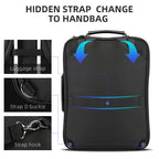 Mochila para portátil Tigernu 3 en 1, resistente al agua, de 15 pulgadas, para hombre 