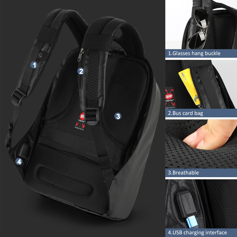 Tigernu T-B3213 waterproof anti-theft high quality backpack rugzaki multifunctional travel bag for men