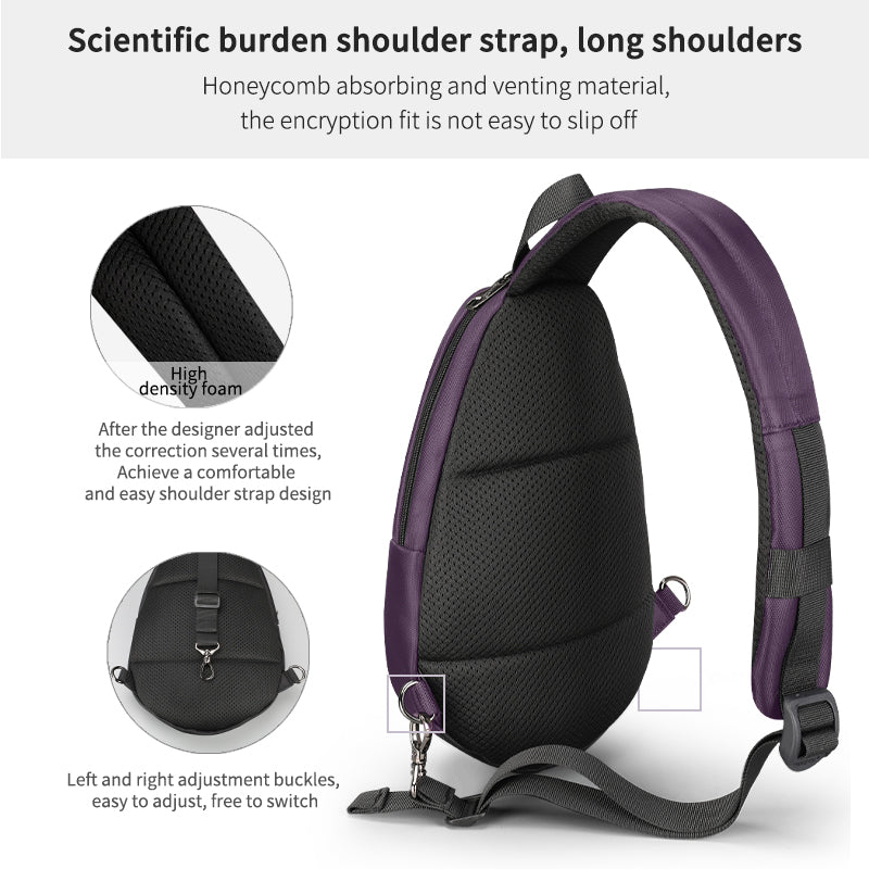 Tigernu New Arrival Waterproof Nylon Men Fashion Chest Bag For Men Crossbody Bags High Quality Design Small Bags For Teenagers