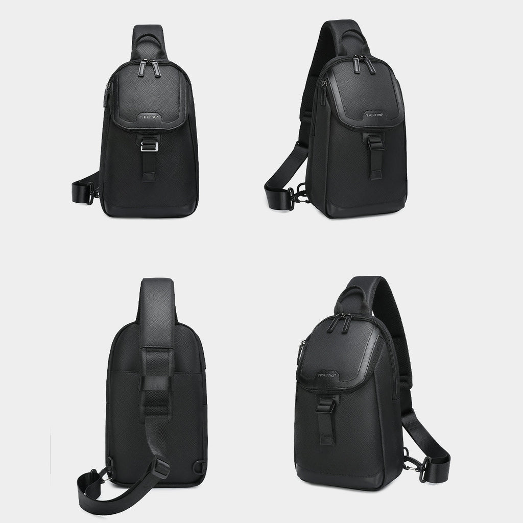 Bolso bandolera antiarrugas Tigernu Elite Series para hombre 