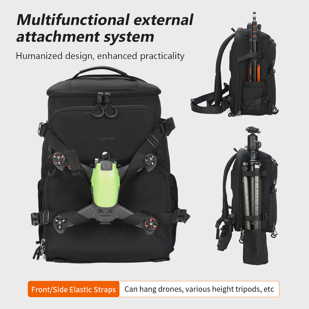Mochilas Tigernu para hombre, mochilas para cámara, mochilas para portátiles de 14 y 15,6 pulgadas, mochilas para drones, funda impermeable, mochilas de viaje, mochilas 