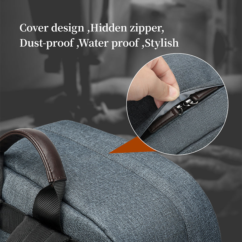 Lifetime warranty, men's anti-theft backpack, 15.6 inch laptop backpack, large capacity, waterproof backpack, men's fashion schoolbag