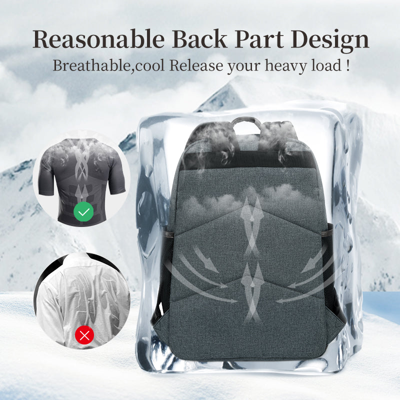 Lifetime warranty, men's anti-theft backpack, 15.6 inch laptop backpack, large capacity, waterproof backpack, men's fashion schoolbag