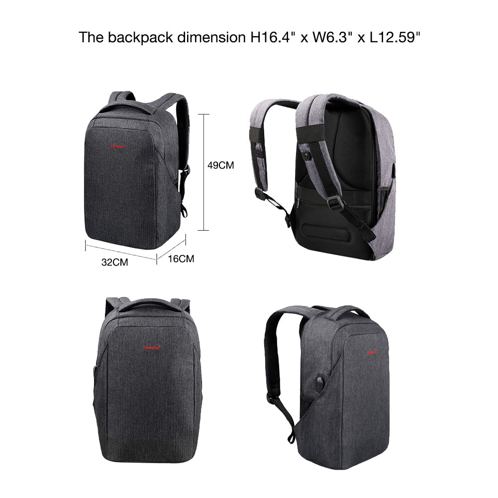 Tigernu T-B3237 usb charging school student anti theft laptop backpack for school