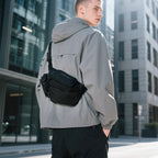 TIGERNU T-S81119 Multi-Compartment Waist Bag 3L with Rotatable Strap