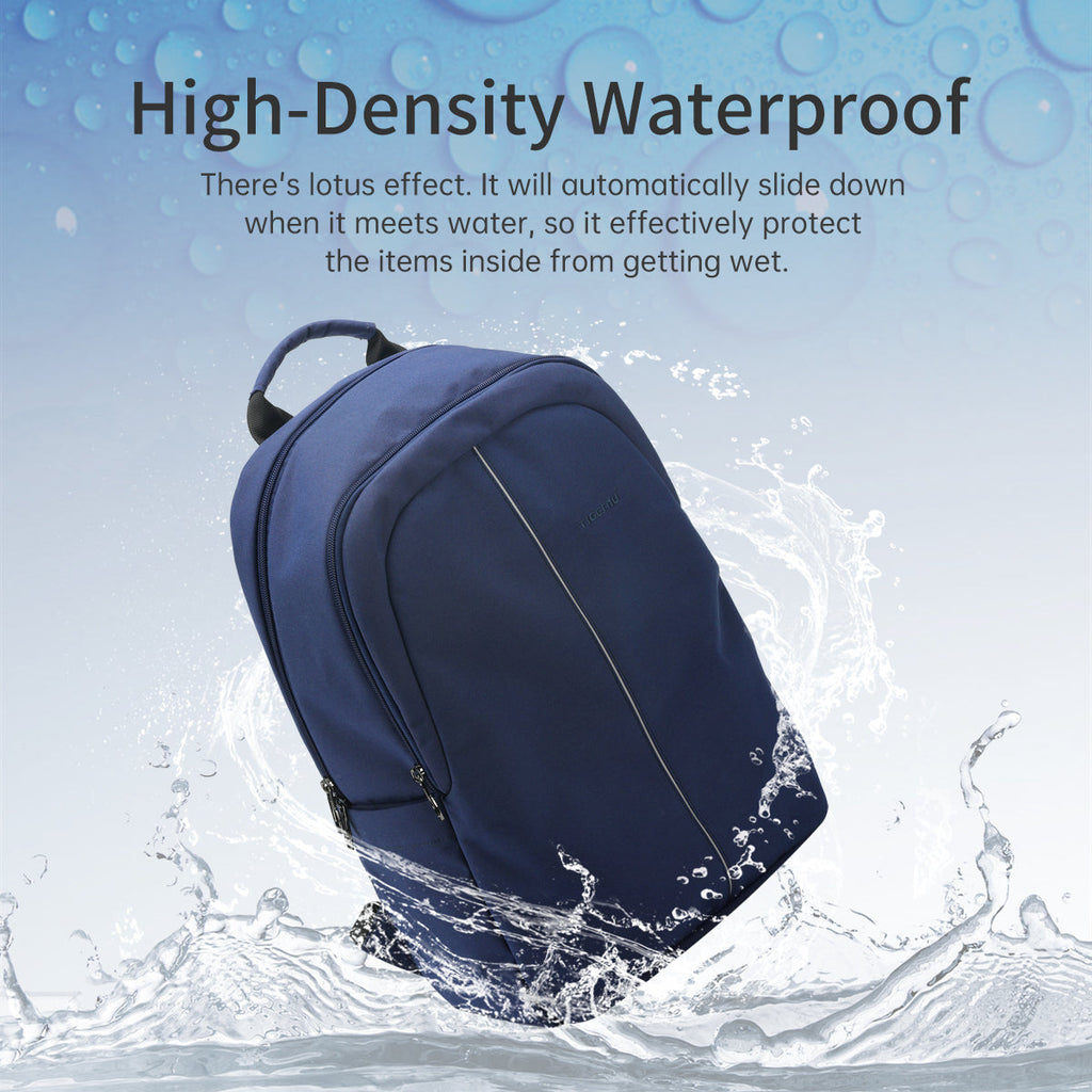 Lifetime warranty, 15.6 inch classic laptop backpack, men's anti-theft travel backpack, high-quality waterproof school backpack