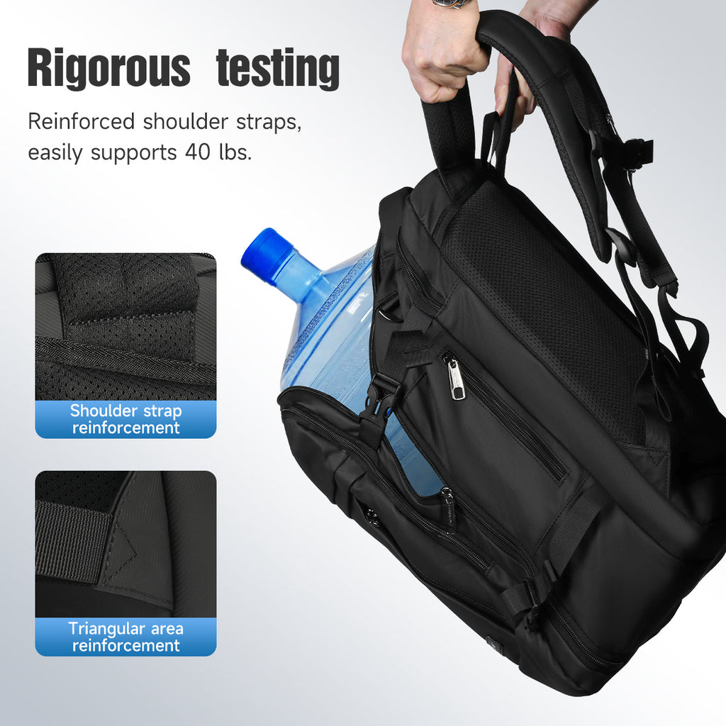 Mochila Tigernu de gran capacidad para hombre, impermeable, para viajes, senderismo, portátil, de 14 a 15,6 pulgadas