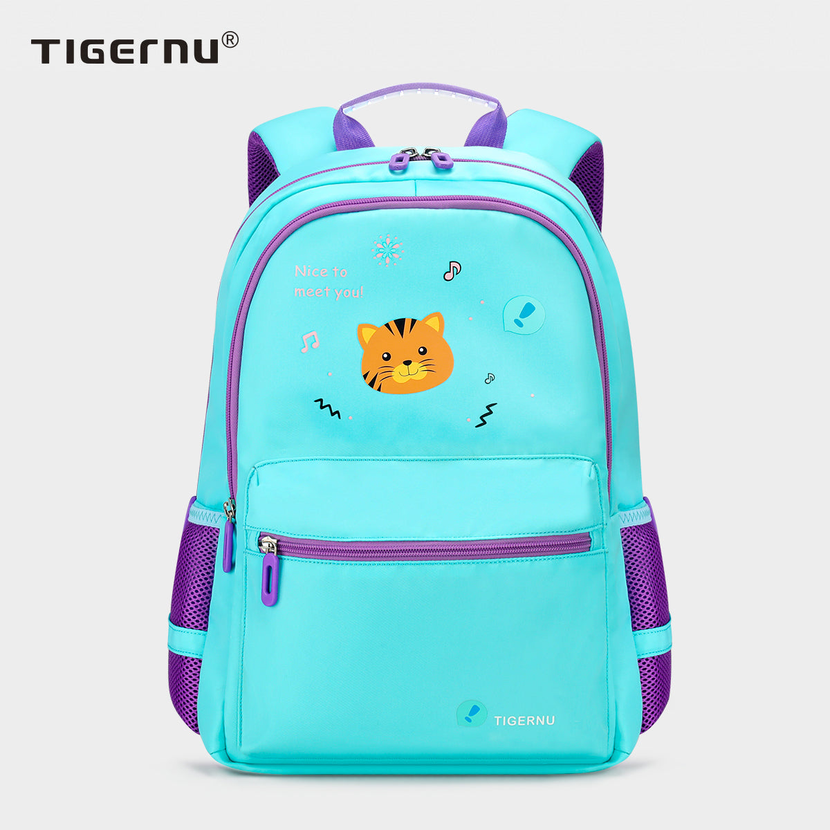 Tigernu girls' and boys' school backpacks, children's spacious waterproof reflective design backpacks, lovely children's backpacks