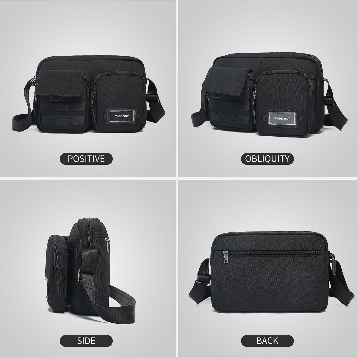 Lifetime warranty, new model, men's shoulder bag, lamp, weight, mini shoulder bag, travel bag, sling, waist bag, loose series