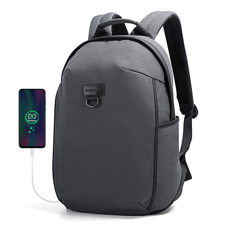 Tigernu's new fashionable 15.6-inch laptop backpack with anti-theft function, men's waterproof school backpack 18L, men's leisure bag