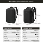 Lifetime Warranty Business Style Men's Backpack 15.6 "Expandable Slim Men's Notebook Backpack Fashion Anti theft Youth Bag