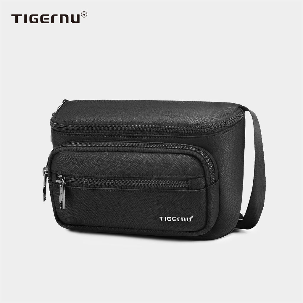 Lifetime warranty, simple lamps, weight, men's shoulder bag, Oxford, wrinkle proof, waterproof travel bag, men's fashion messenger bag