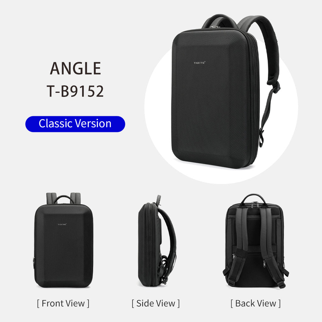 Lifetime Warranty Business Style Men's Backpack 15.6 "Expandable Slim Men's Notebook Backpack Fashion Anti theft Youth Bag