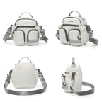 TIGERNU T-S81193 Leisure Bag Multi-Compartment Crossbody with Adjustable Strap