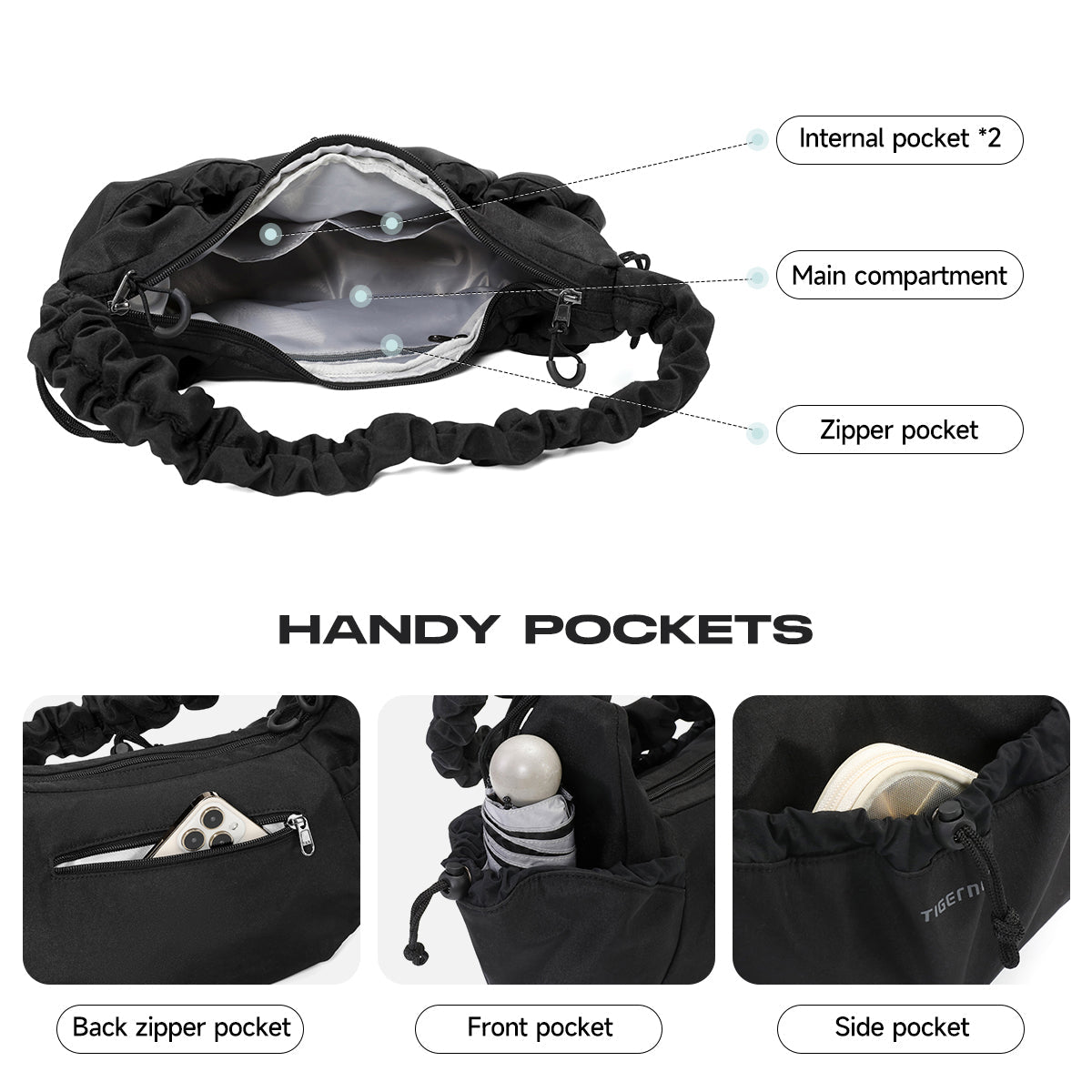 TIGERNU T-S81123 Crossbody Shoulder Bag