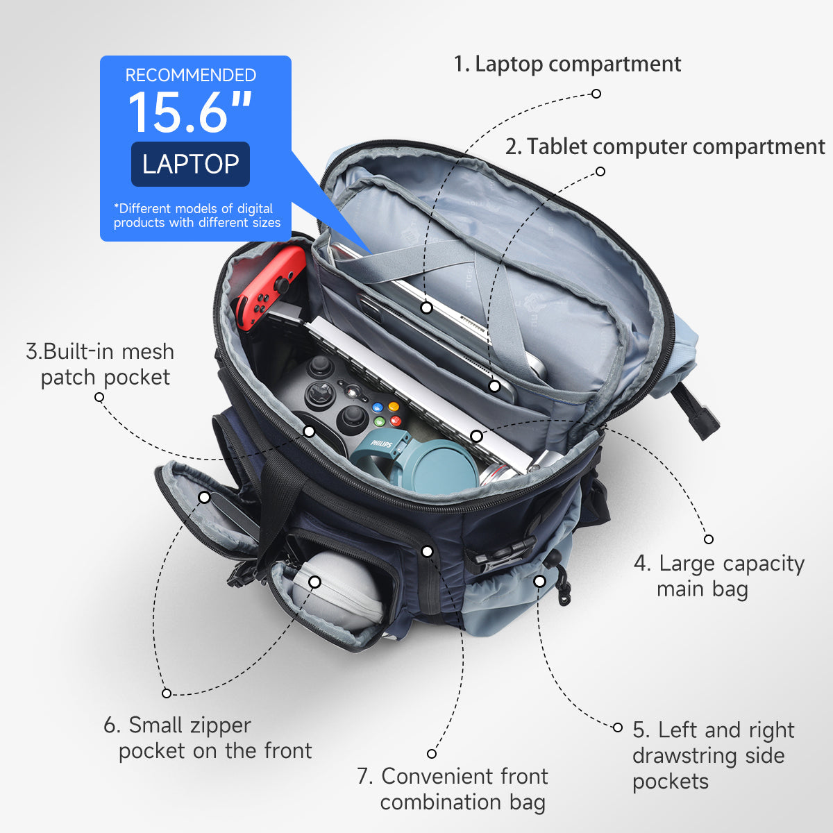 Tigernu School Backpack Bags For Women For Men Knapsack Nylon Backpacks Lady Bags Schoolbag Travel Backpack Male Korean Backpack