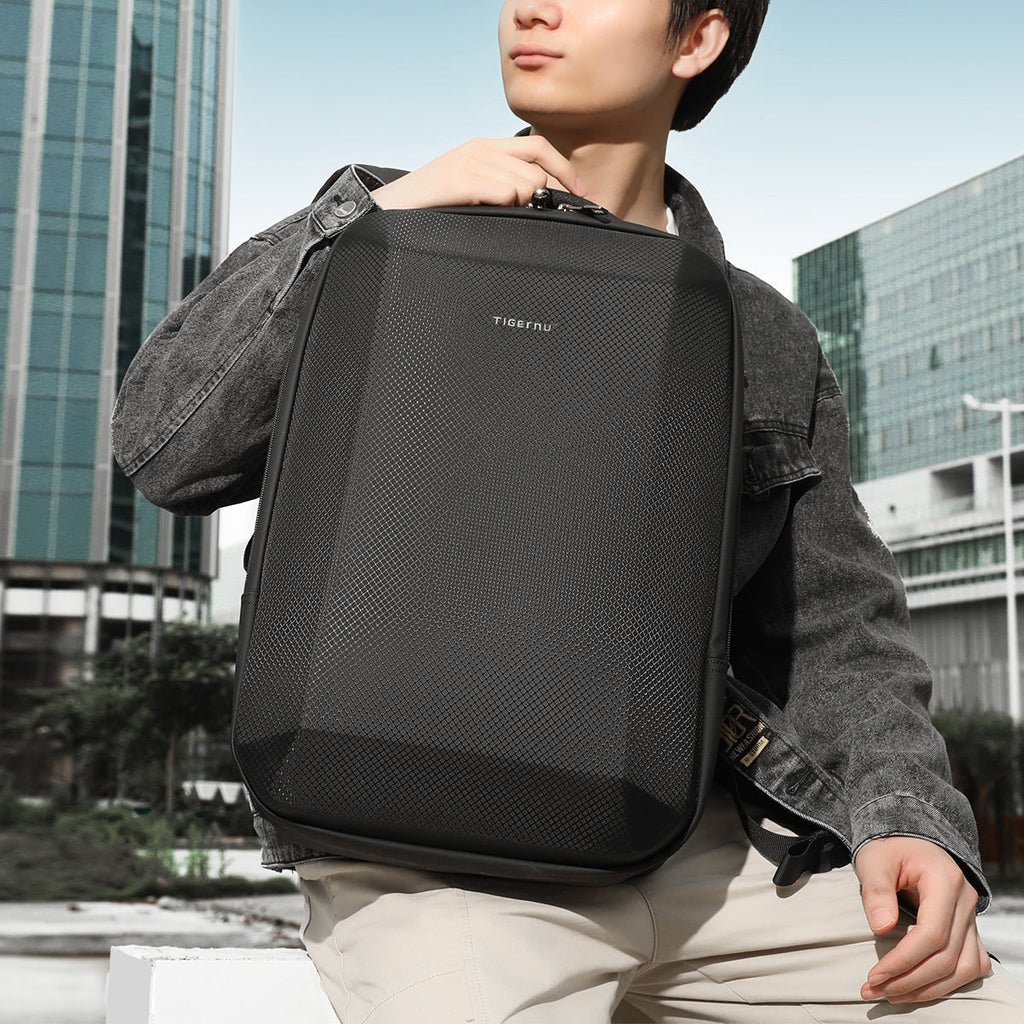 Lifetime Warranty Business Style Men's Backpack 15.6 "Expandable Slim Men's Notebook Backpack Fashion Anti theft Youth Bag
