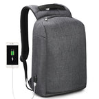 Tigernu anti-theft men's backpack splash proof antifreeze 15.6 inch laptop backpack with USB charging travel men's backpack
