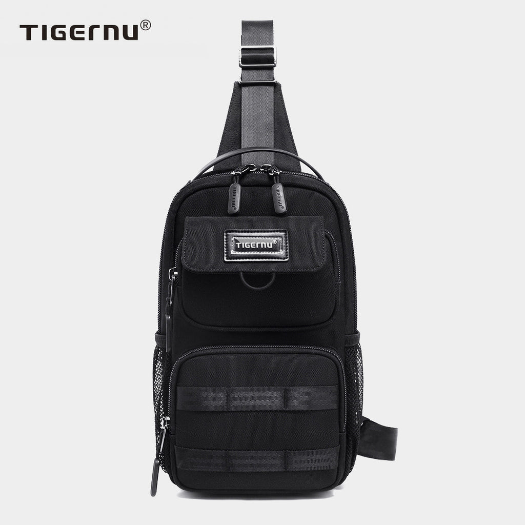 Tigernu men's chest bag, cool fashion lightweight shoulder bag, leisure travel mini shoulder bag, unlimited series