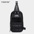 Tigernu men's chest bag, cool fashion lightweight shoulder bag, leisure travel mini shoulder bag, unlimited series