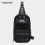 Tigernu men's chest bag, cool fashion lightweight shoulder bag, leisure travel mini shoulder bag, unlimited series