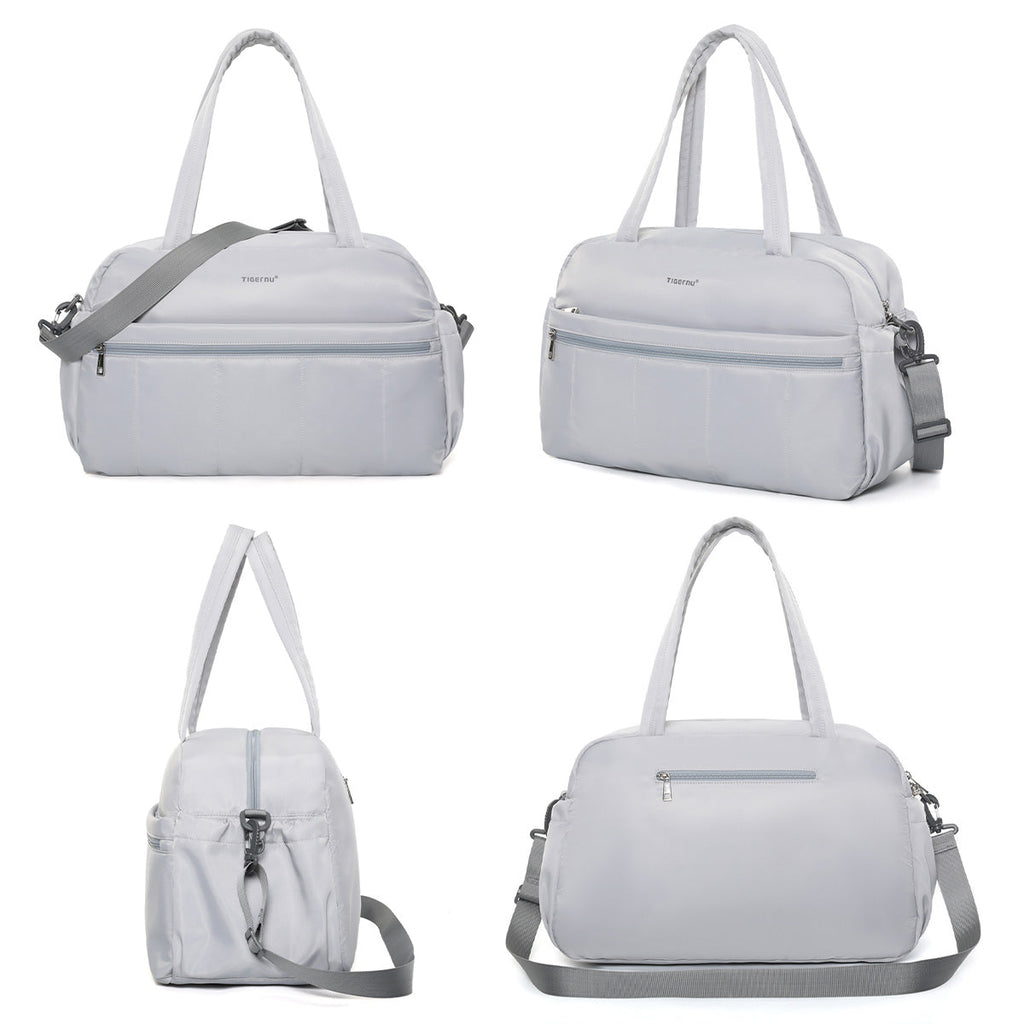 TIGERNU T-N1062 Multi-Compartment Travel Tote Bag with Shoulder Strap