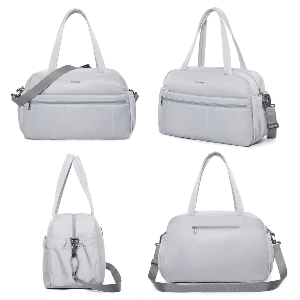 TIGERNU T-N1062 Multi-Compartment Travel Tote Bag with Shoulder Strap