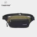 TIGERNU T-S81166 Versatile Waist Bag Multi-Compartment Crossbody with Adjustable Strap