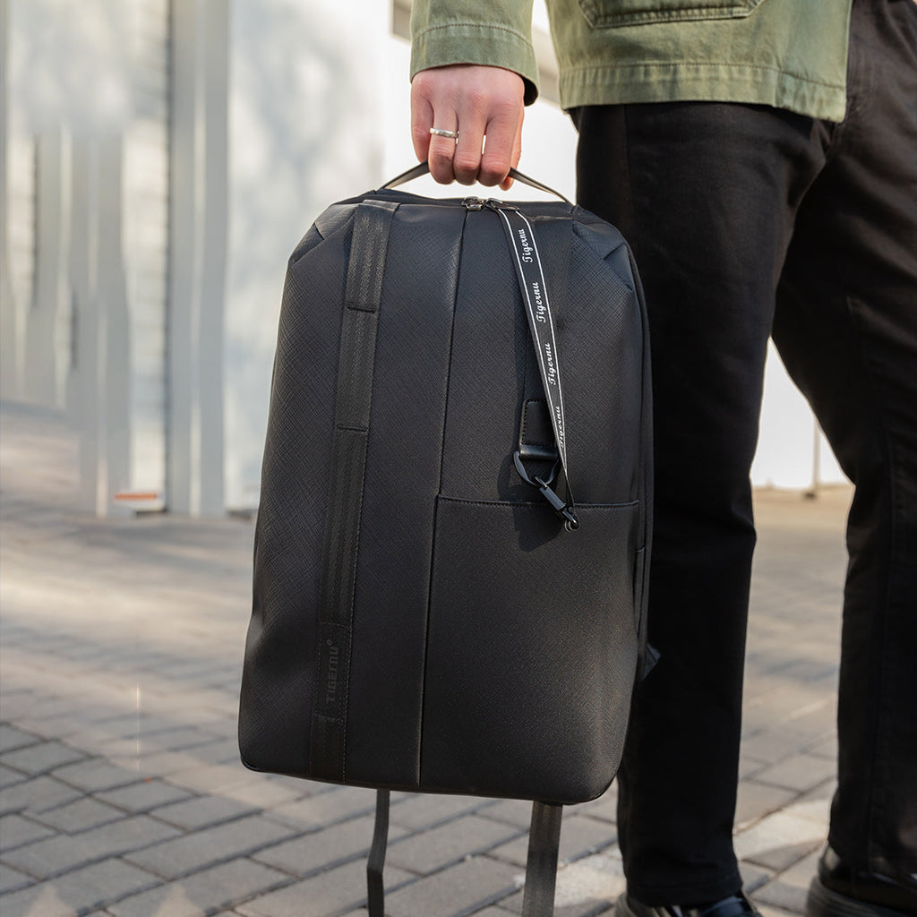 Men's fashion Tigernu backpack, casual laptop backpack 13.3 inch, wrinkle resistant