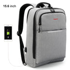 Tigernu brand usb men's backpack anti-theft backpack 14-15.6 inch laptop backpack waterproof men's backpack women's schoolbag