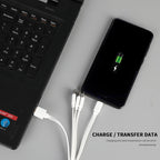 Tigernu 3-in-1 charging cable usb fast charging usb cable for iphone data cables