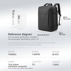 Mochila Tigernu de gran capacidad para hombre, impermeable, para viajes, senderismo, portátil, de 14 a 15,6 pulgadas