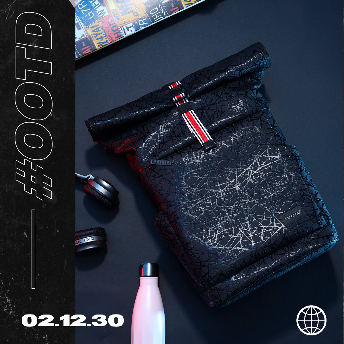 Mochila para portátil de diseño de lujo para hombre de 15,6 pulgadas, mochila escolar moderna y espaciosa, con correa para el hombro y carga USB, bolso de mano 