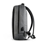 Tigernu brand ultra-thin backpack USB charging men's 14 inch 15.6 inch laptop backpack women's splash proof simple youth schoolbag