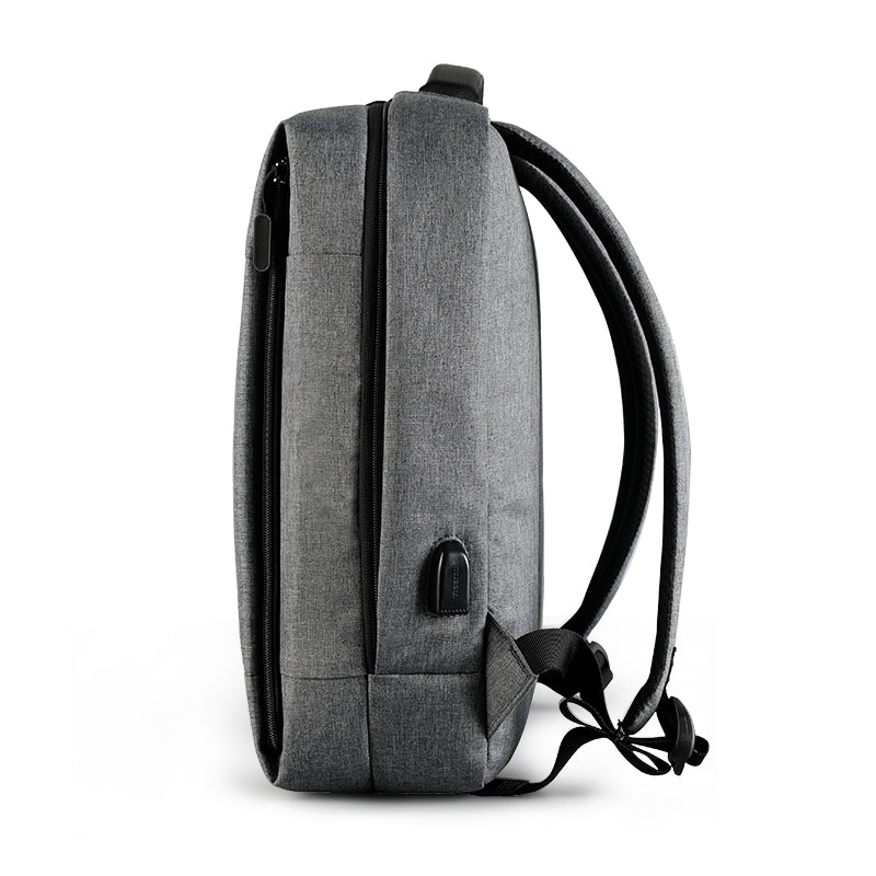 Tigernu brand ultra-thin backpack USB charging men's 14 inch 15.6 inch laptop backpack women's splash proof simple youth schoolbag
