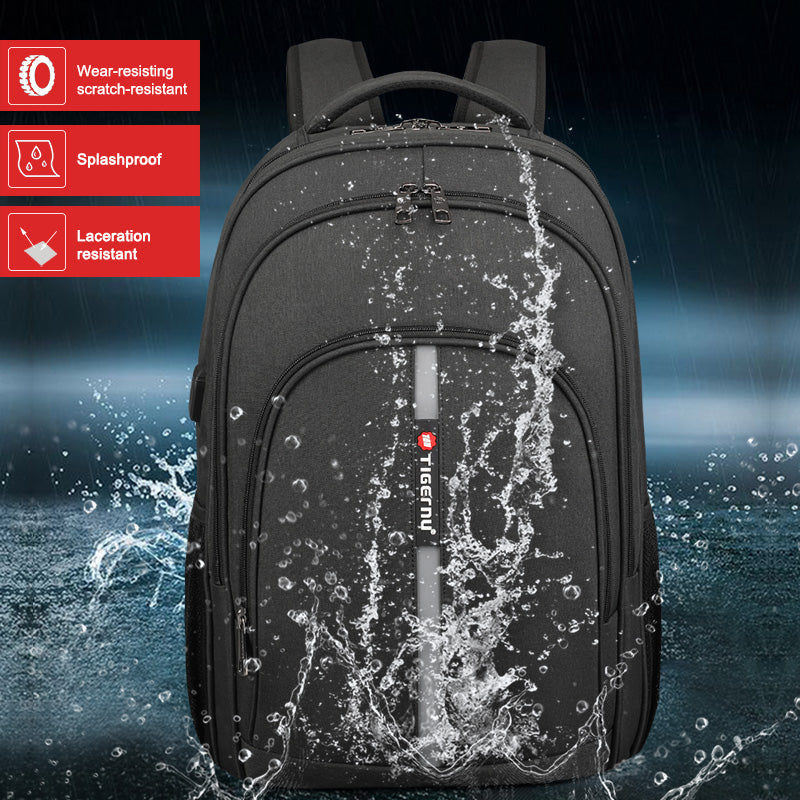 Tigernu New Large Capacity 15.6 inch Anti Theft Laptop Backpack Bags Waterproof Men's Backpack Travel Male Bag For Teenager