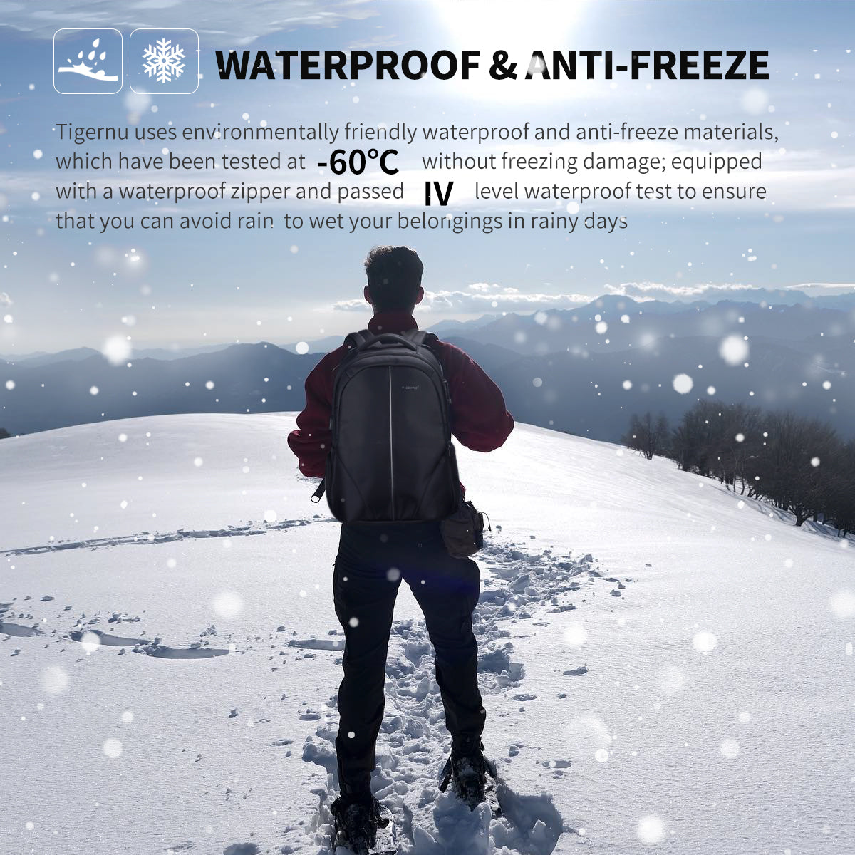 Lifetime warranty TSA anti-theft men's backpack 15.6-17 inch laptop backpack waterproof travel backpack men's USB charger Mochila