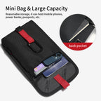 Lifetime Warranty Waterproof Men’s Shoulder Bag Fashion Lightweight Sling Bags Mini Casual Crossing Bag For Phone Banana Bag