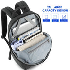 Mochila Tigernu de nuevo diseño, moderna, antirrobo RFID, para portátil de 15,6 pulgadas, para hombre, de gran capacidad, ligera, para viajes y escuela.