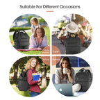Lifetime warranty, women's laptop backpack 14.15 inches, women's backpack, women's light travel bag, women's leisure school backpack