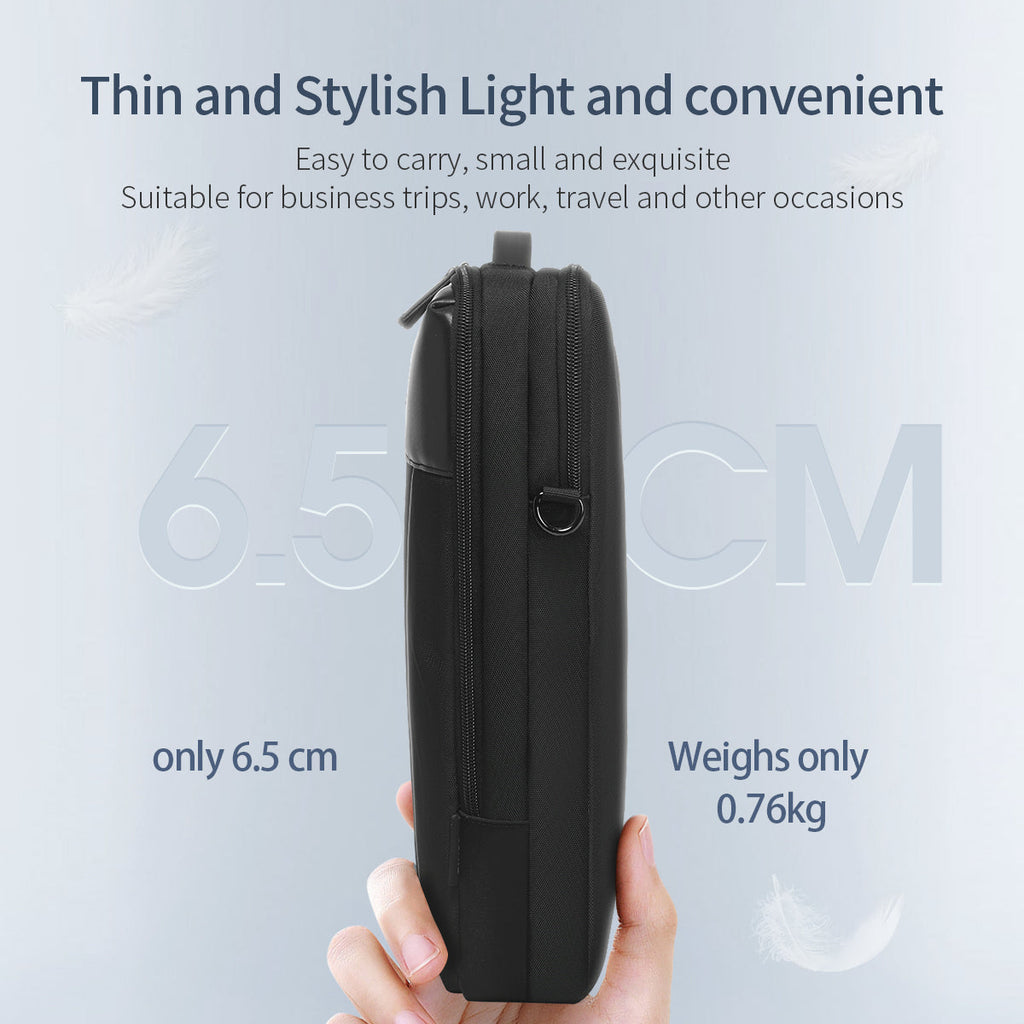 Lifetime warranty, business men's shoulder bag 15.6 inch laptop, fashion travel mini shoulder bag, shoulder bag, sling, classic series