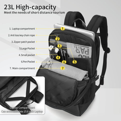 Lifetime warranty, Chinese men's backpack, 15.6 inch laptop backpack, fashionable waterproof anti-theft dragon series travel bag